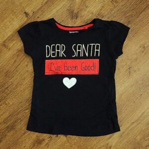Size 4 Favourites 'Dear Santa' Christmas Tee NWOT