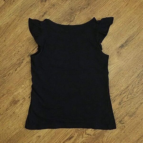 Size 9 Target 'Bling it on Santa' Black Christmas Tee EUC - Image 2