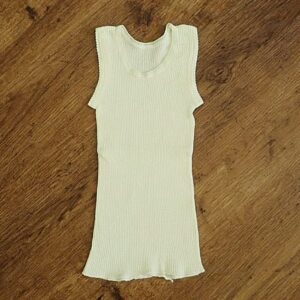 Size 1 Bonds Pale Yellow Singlet EUC