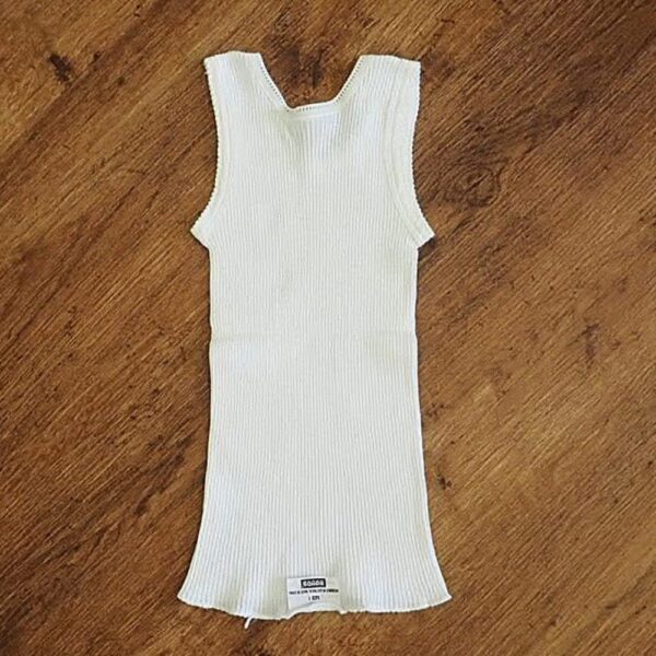 Size 1 Bonds Plain White Singlet EUC - Image 2