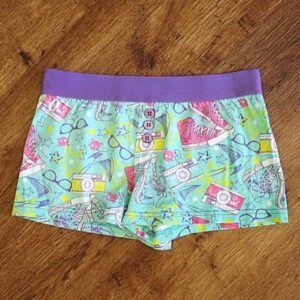 Size 8 Emerson Aqua-Coloured Sleep Shorts EUC