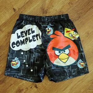 Size 10 Angry Birds 'Level Complete' Boxer Shorts EUC