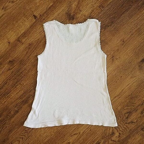 Size 10 Emerson Junior Pale Pink Loveheart Singlet GUC - Image 2