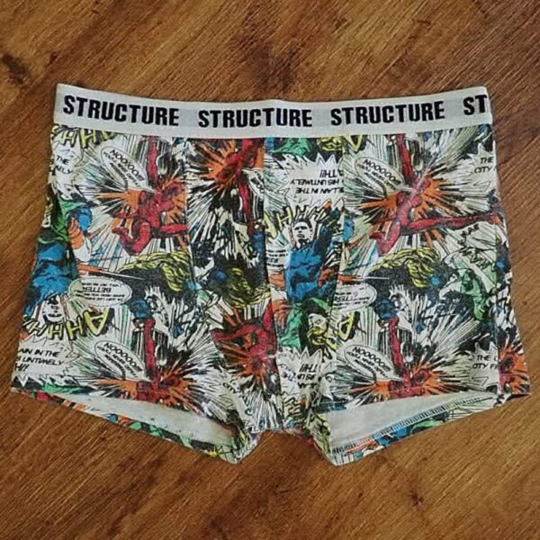 Size 10 Structure 'Comic Strip Superhero' Trunks GUC