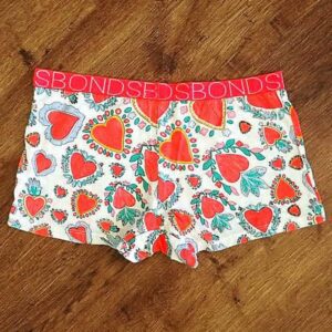 Size 12/14 Bonds 'Loveheart' Trunks NWOT