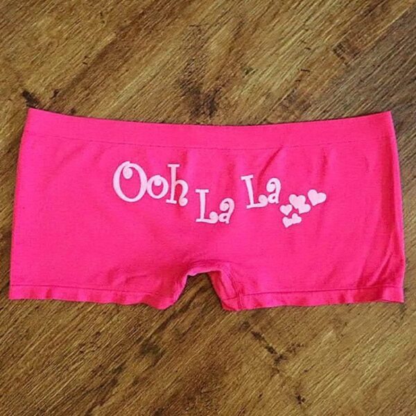 Size 14/16 (Ladies 10/12) Rio 'Ooh La La' Hot Pink Trunks NOS - Image 2