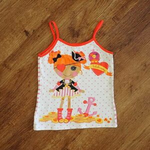 Size 3/4 Lalaloopsy Printed Singlet EUC