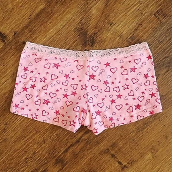 Size 4/6 All Sorts 'Loveheart' Pink Trunks NWOT - Image 2