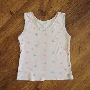 Size 4/6 Unbranded Pink Floral Singlet GUC