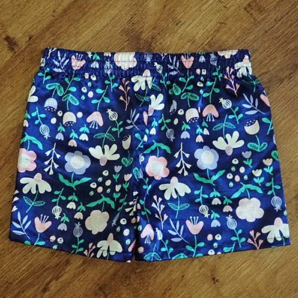 Size 4 Emerson Junior Blue Floral Boxer Shorts NWOT - Image 2