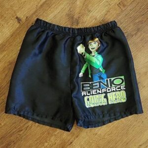 Size 5/6 Ben10 'Going Hero' Satin Boxer Shorts GUC
