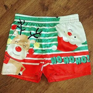 Size 5 Emerson Junior 'Ho Ho Ho' Christmas Boxer Shorts EUC