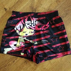 Size 6/8 'My Life Rocks' Boxer Shorts EUC