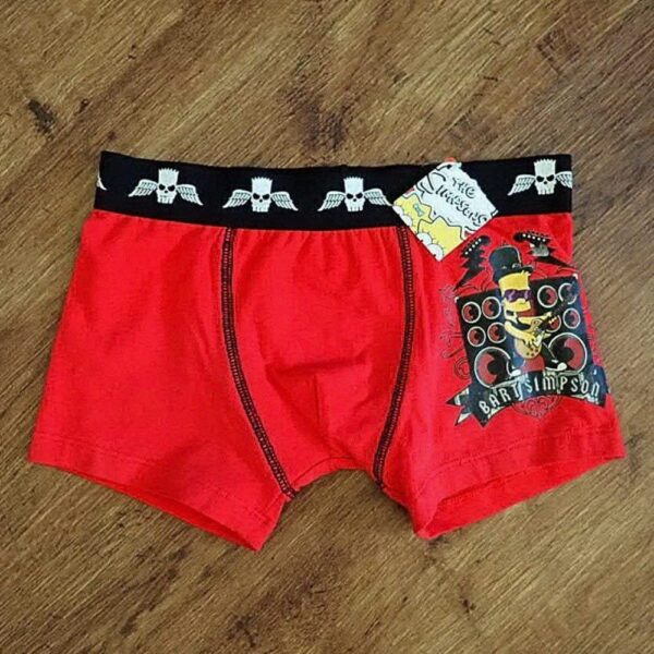 Size 6/8 The Simpsons Red Trunks NWT