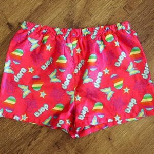 Size 6 Dora the Explorer Hot Pink Satin Boxer Shorts EUC