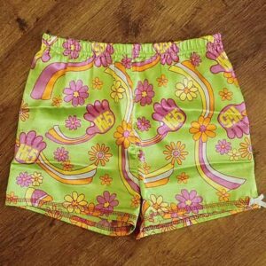 Size 6 Hi-5 Vintage Lime Boxer Shorts EUC