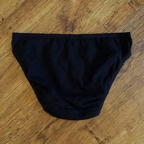 Size 6 Target Plain Black Briefs NWOT - Image 2