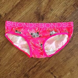 Size 8/10 Bonds Hot Pink 'Cheetah' Briefs NWOT
