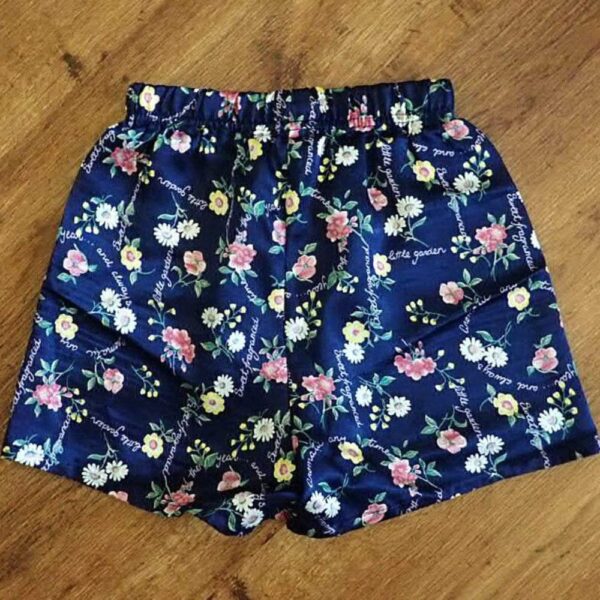 Size 8 Target Navy Floral Boxer Shorts EUC - Image 2
