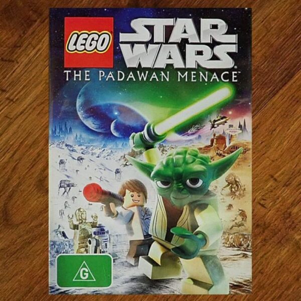 DVD Disney: Lego Star Wars: The Padawan Menace EUC