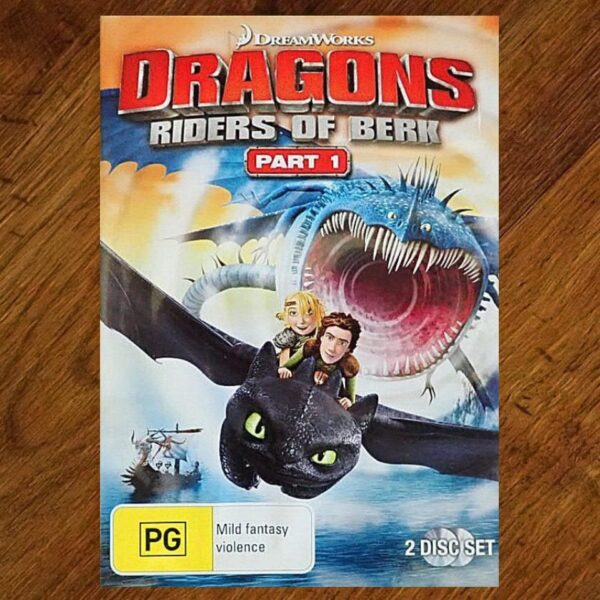 DVD DreamWorks: Dragons Riders of Berk Part One EUC