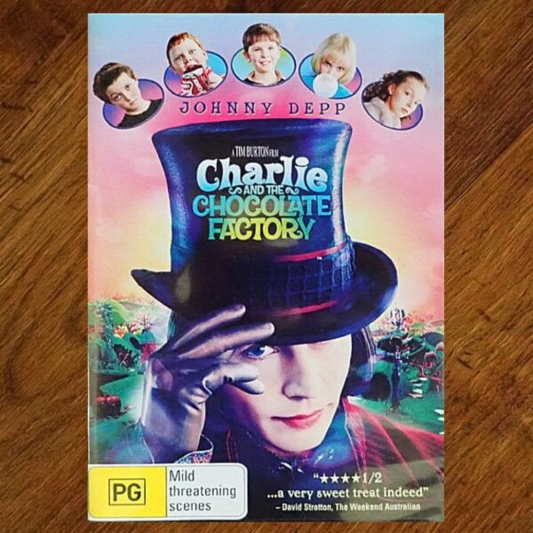 DVD Warner Bros: Charlie and the Chocolate Factory (2005) EUC