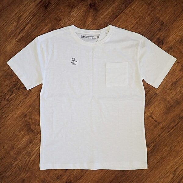 Size 12 Anko Plain White Australian Cotton Tee NWT