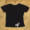 Size 12 Clothing & Co Plain Black 'Lace-Up' Tee EUC