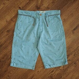 Size 13/14 Zara Boys Blue Shorts EUC