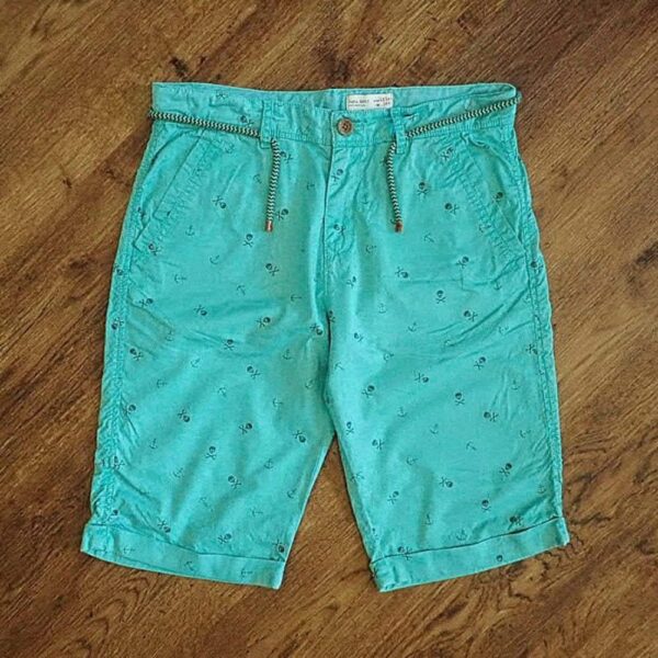 Size 13/14 Zara Boys Bright Green Shorts EUC