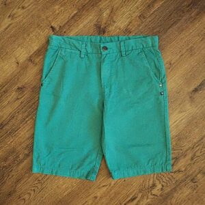 Size 14 Bauhaus Adjustable Plain Green Shorts EUC