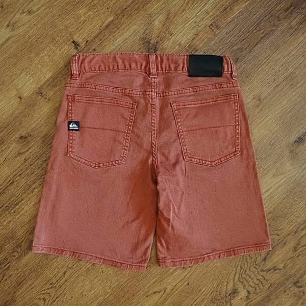 Size 14 Quiksilver Adjustable Terracotta-Coloured Shorts EUC - Image 2