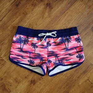 Size 14 Target Navy & Pink 'Tropical' Boardshorts EUC
