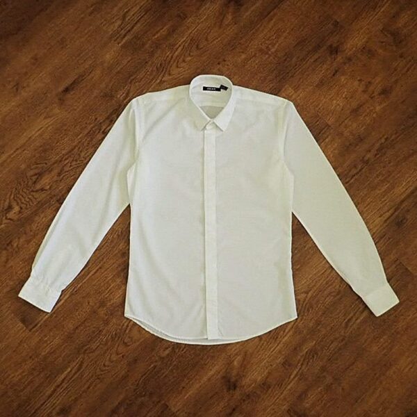 Size 37 Roger David RDX Formal White Shirt NOS