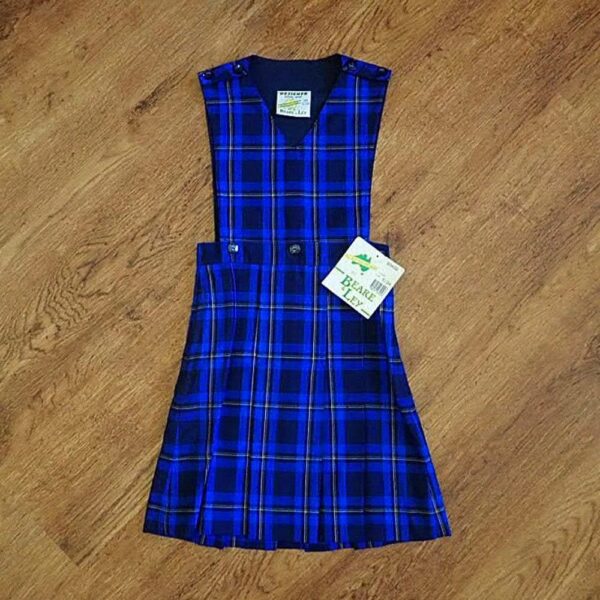 Size 5 Beare & Ley Retired Royal Blue Pinafore Dress NOS