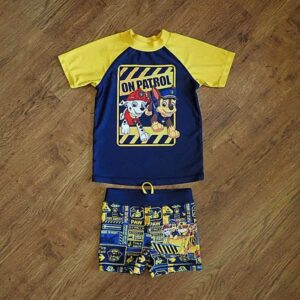 Size 5 Paw Patrol Two-Piece Swim Suit EUC