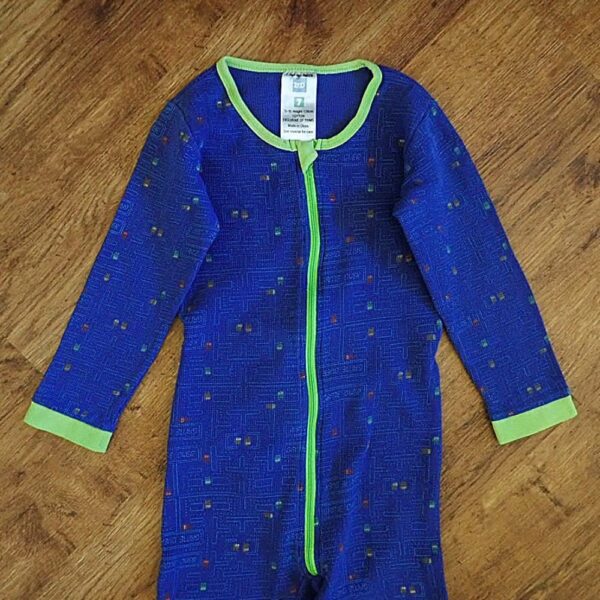 Size 7 Lily & Dan 'Game Over' Sleepsuit GUC