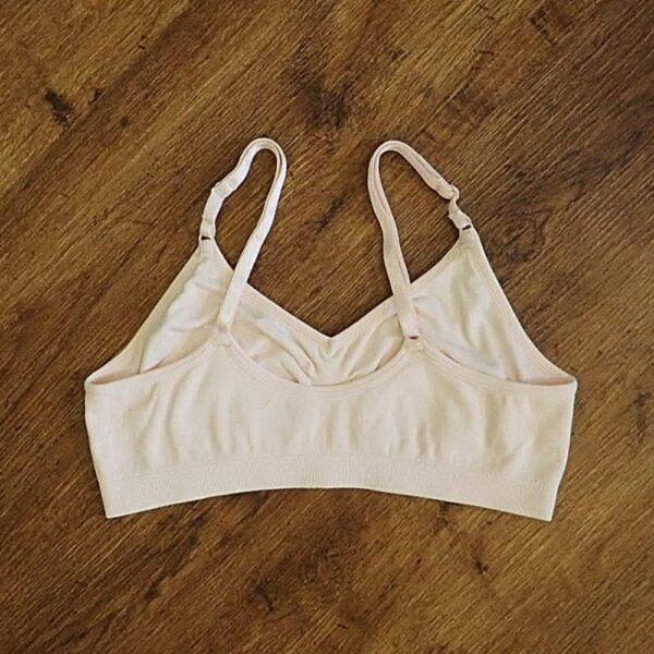 Size 10/12 Unbranded Adjustable Peach-Coloured Crop NWOT - Image 2