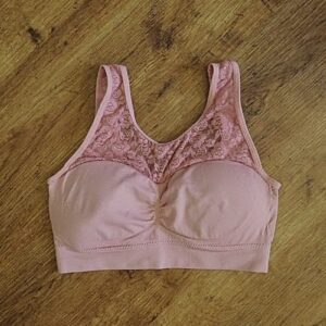 Size 10 Ed It Ed Padded Pink Crop EUC
