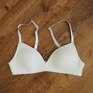Size 10A Emerson Adjustable White Padded Bra EUC