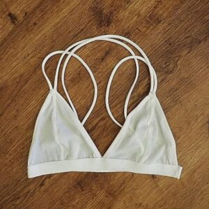 Size 10A Unbranded White Pullover Bra EUC