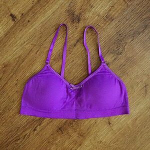 Size 12 Unbranded Purple Pullover Bra EUC