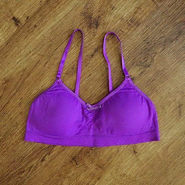 Size 12 Unbranded Purple Pullover Bra EUC