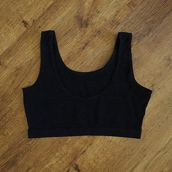 Size 14/16 (Ladies 12) Underworks Black Crop NWOT - Image 2