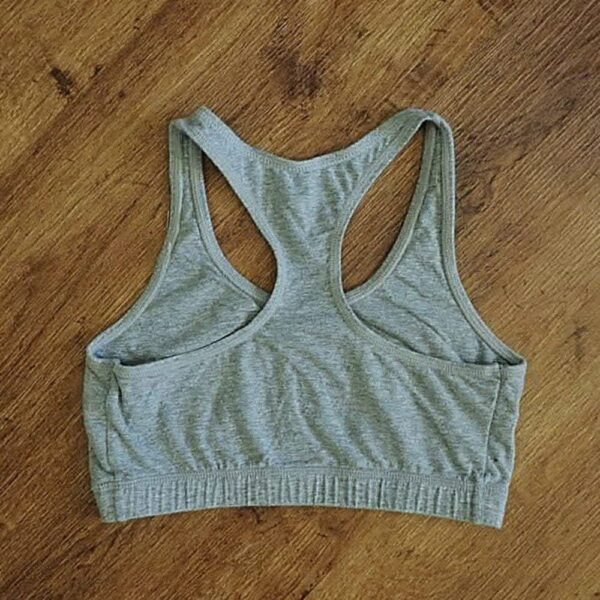 Size 14 K-Mart Grey Marled Sports Crop EUC - Image 2