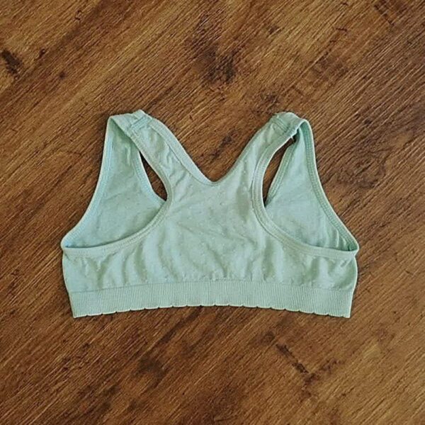 Size 2 Mango Pale Green Crop EUC - Image 2