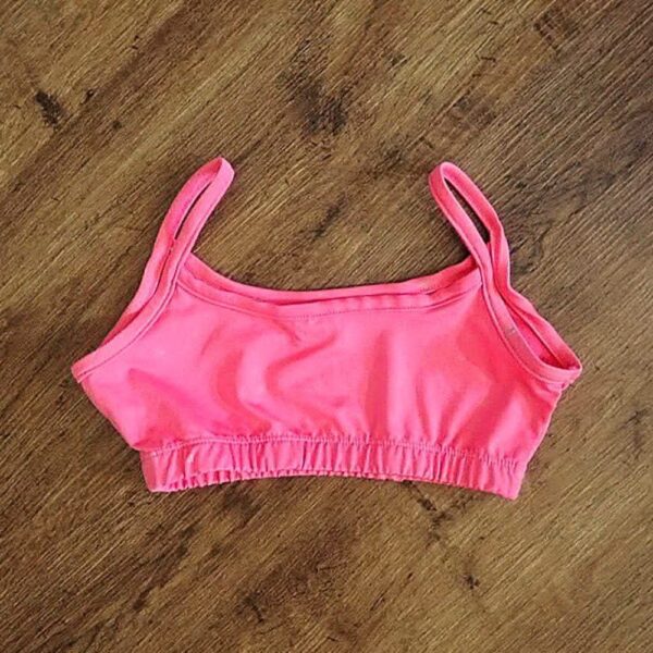 Size 8/10 Sports Junior Hot Pink Crop EUC - Image 2
