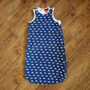 Size 1 Dymples Quilted Sleeveless Sleep Bag EUC