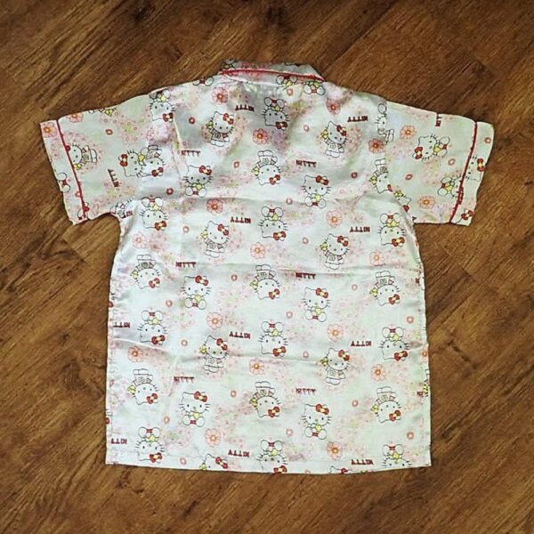 Size 10 'Hello Kitty' Satin Sleep Shirt EUC - Image 2