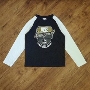 Size 12 AFL Collingwood Long Sleeve Tee EUC